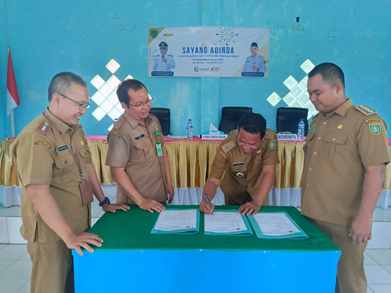 Launching Program Quickwins Smart City di Kecamatan Dusun Hilir “SAYANG ADINDA” – Solusi Digital Layanan Publik Terpadu