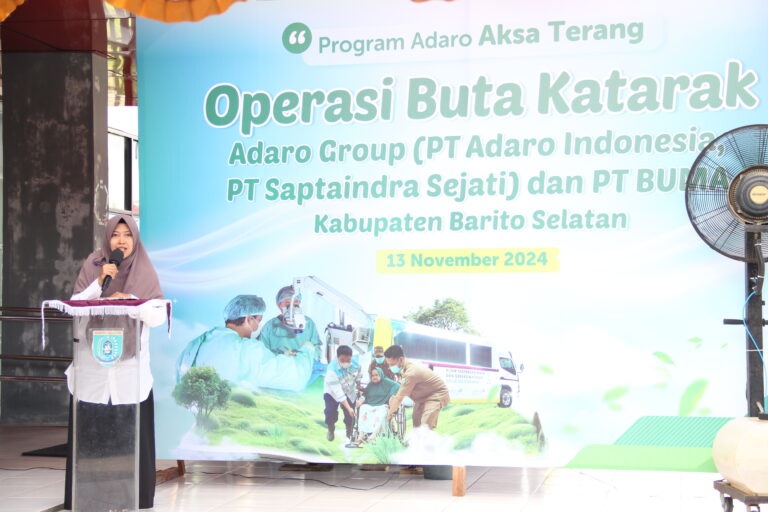 50 Pasien Katarak Mendapatkan Bantuan Operasi Gratis dari Adaro Group di Barito Selata