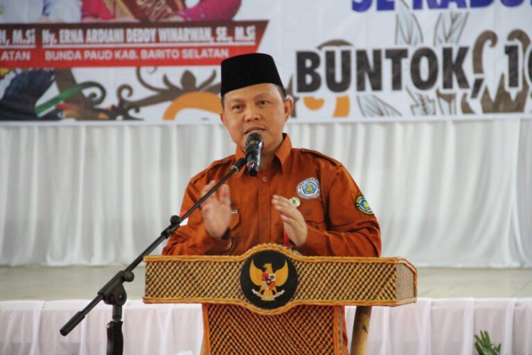 Bupati Deddy Winarwan: Infrastruktur dan SDM Harus Dibangun Sejalan di Barito Selatan