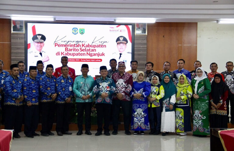 Pemkab Barito Selatan Perkuat Sinergi dengan Kabupaten Nganjuk Melalui Kunjungan Kerja