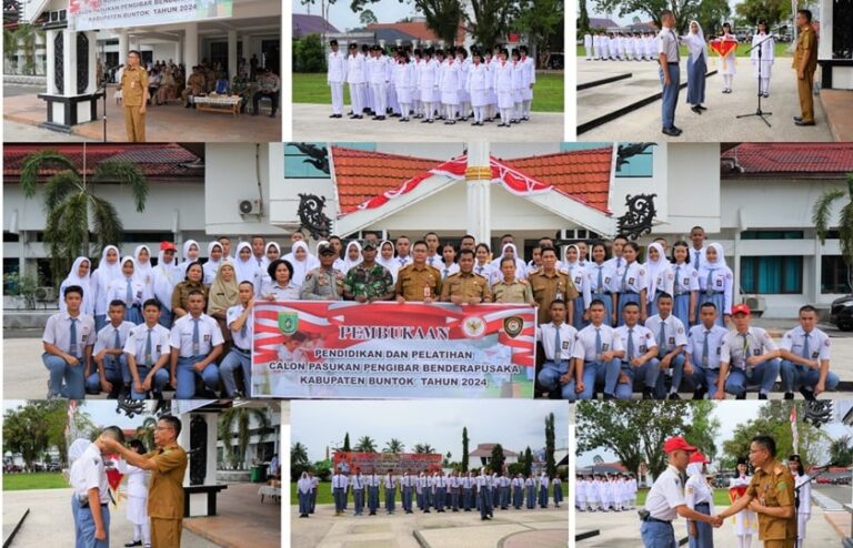 Pemkab Barito Selatan Resmi Membuka Diklat Paskibraka 2024 Sambut HUT RI ke-79