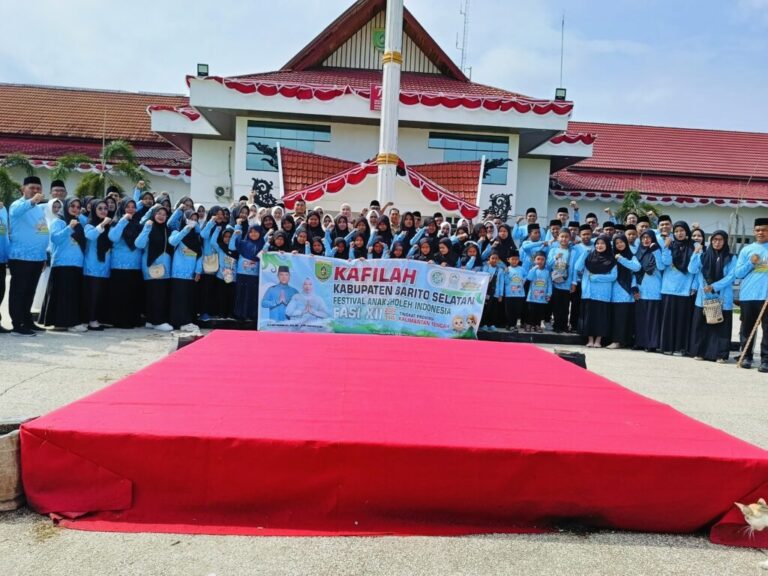 Kafilah Barito Selatan Dilepas Menuju MTQH ke-32 Tingkat Provinsi Kalimantan Tengah