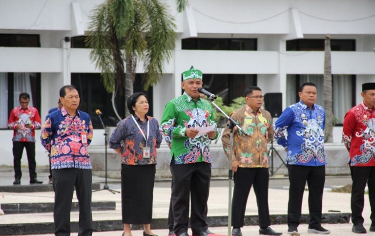 Tingkatkan Kinerja ASN, Pemkab Barito Selatan Gelar Apel Awal Tahun 2025